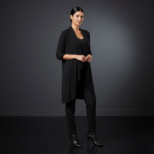 She + Sky Black Black Cardigan Size S NWT